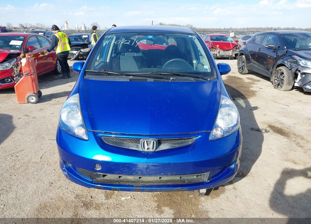 2007 HONDA FIT VIN: JHMGD38437S044888