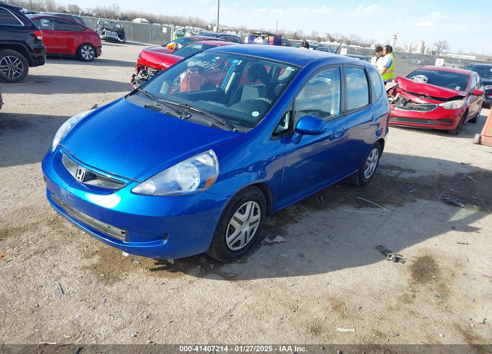 2007 HONDA FIT VIN: JHMGD38437S044888