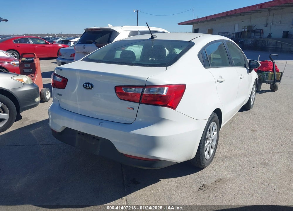 2016 KIA RIO VIN: KNADM4A34G6604600