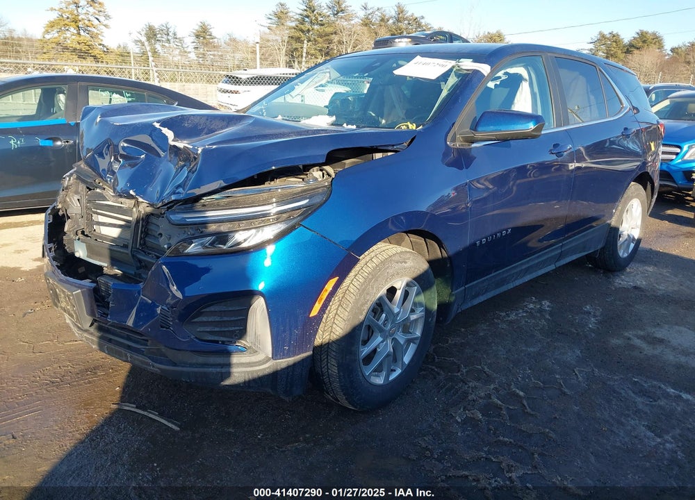 2022 CHEVROLET EQUINOX VIN: 3GNAXUEV2NS214345