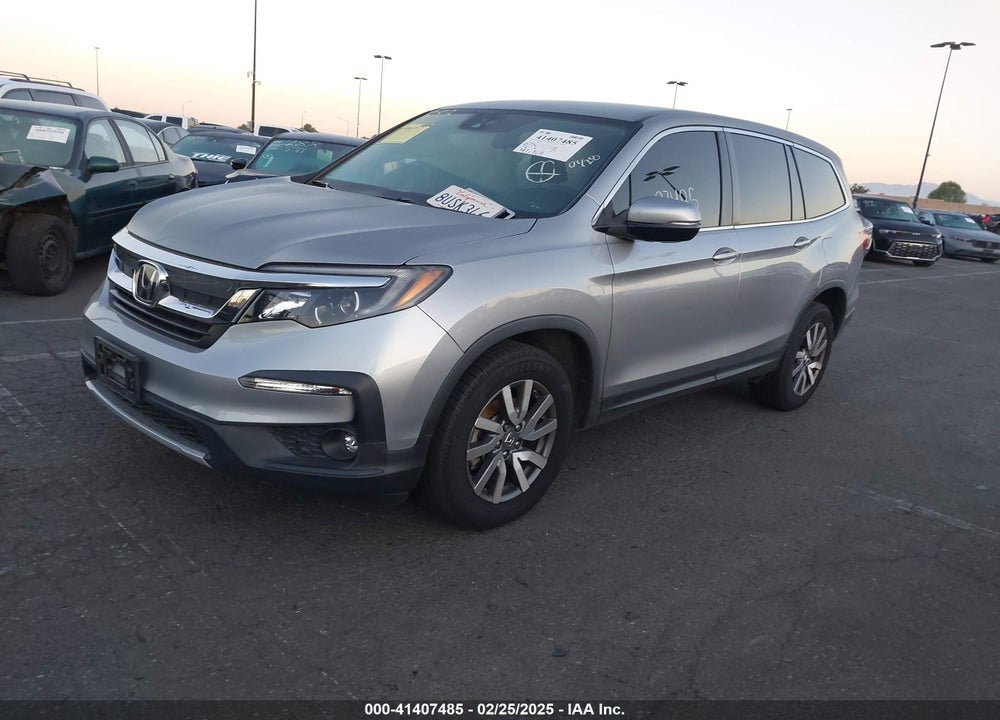 2021 HONDA PILOT 2WD EX VIN: 5FNYF5H3XMB017747