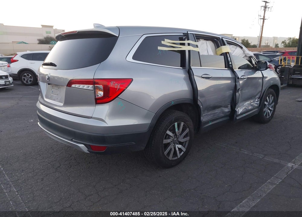 2021 HONDA PILOT 2WD EX VIN: 5FNYF5H3XMB017747