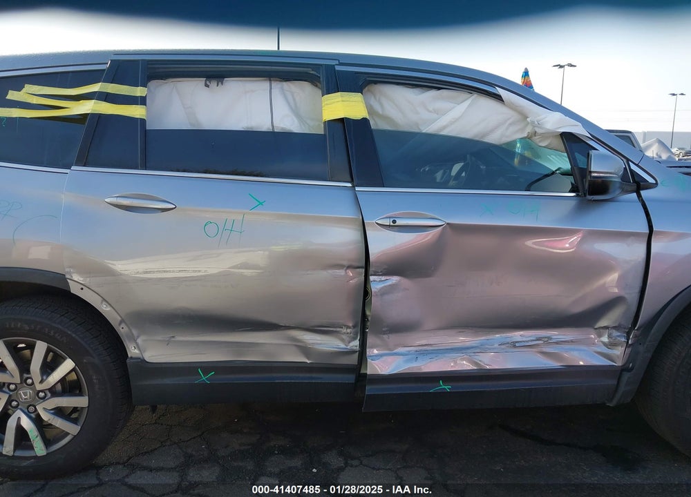 2021 HONDA PILOT 2WD EX VIN: 5FNYF5H3XMB017747