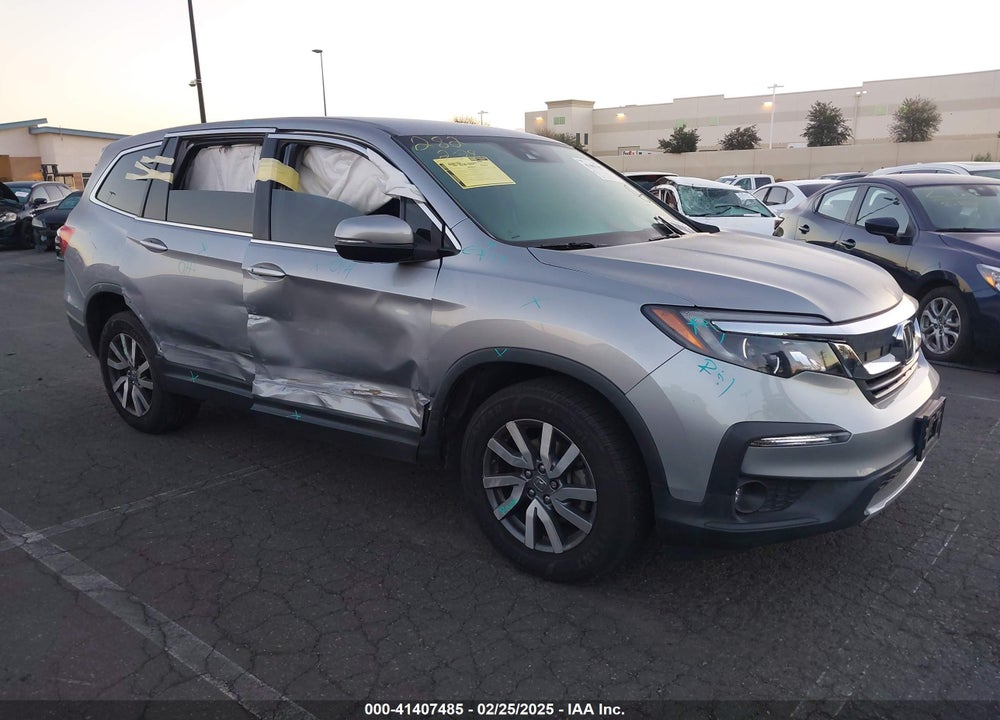 2021 HONDA PILOT 2WD EX VIN: 5FNYF5H3XMB017747