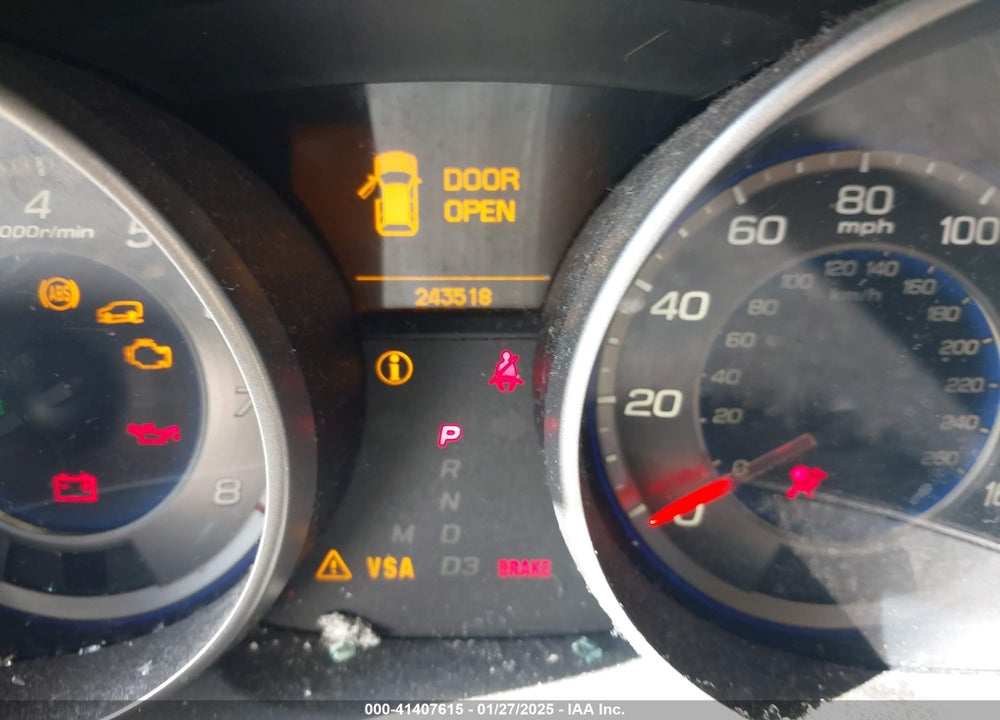 2007 ACURA MDX SPORT PACKAGE VIN: 2HNYD28817H552328