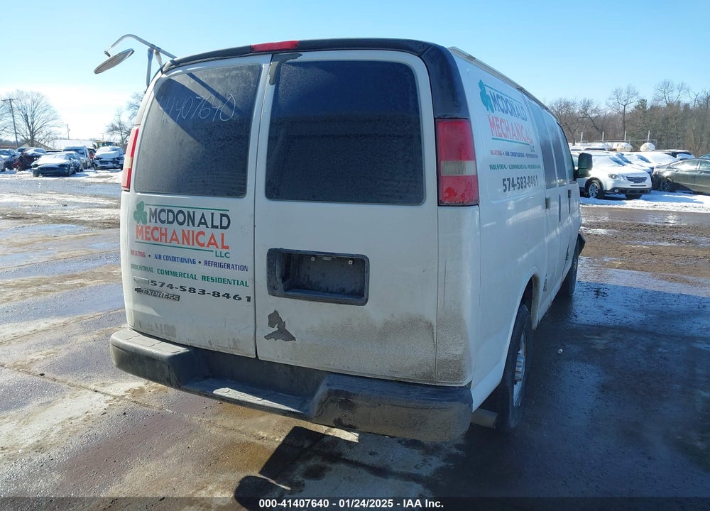 2010 CHEVROLET EXPRESS 2500 WORK VAN VIN: 1GCZGFBA8A1173482