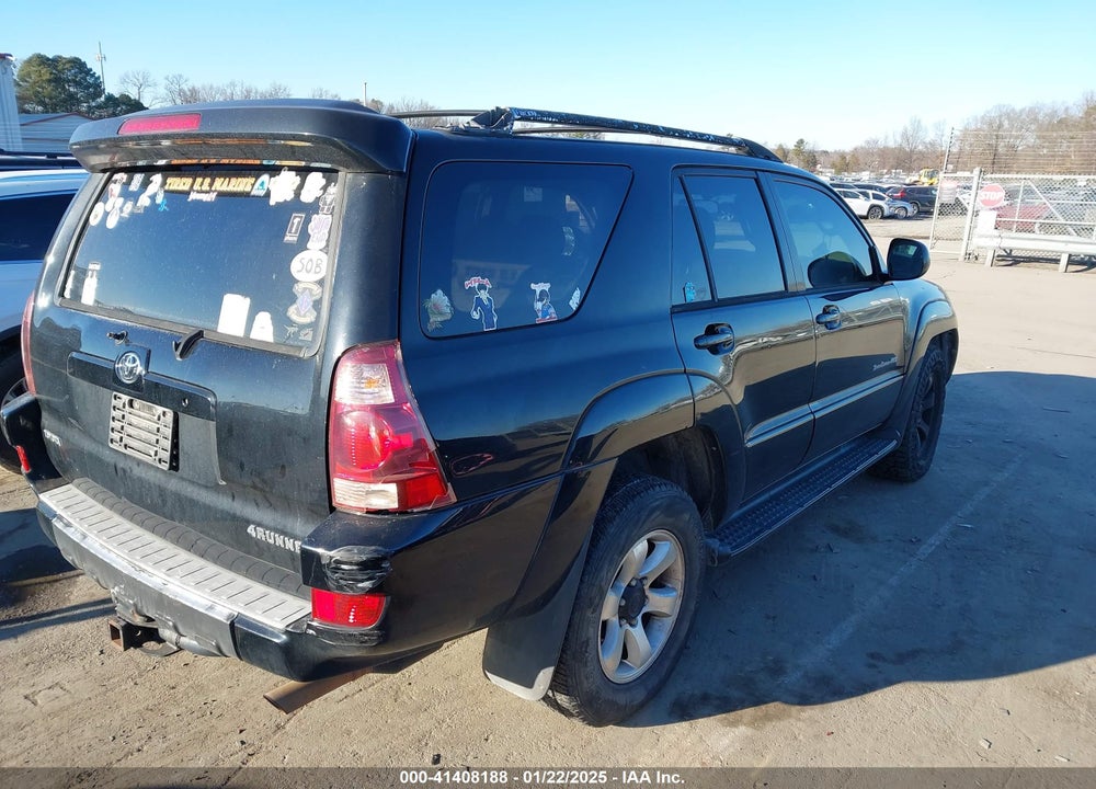 2005 TOYOTA 4RUNNER SR5 SPORT V8 VIN: JTEBT14R250047905