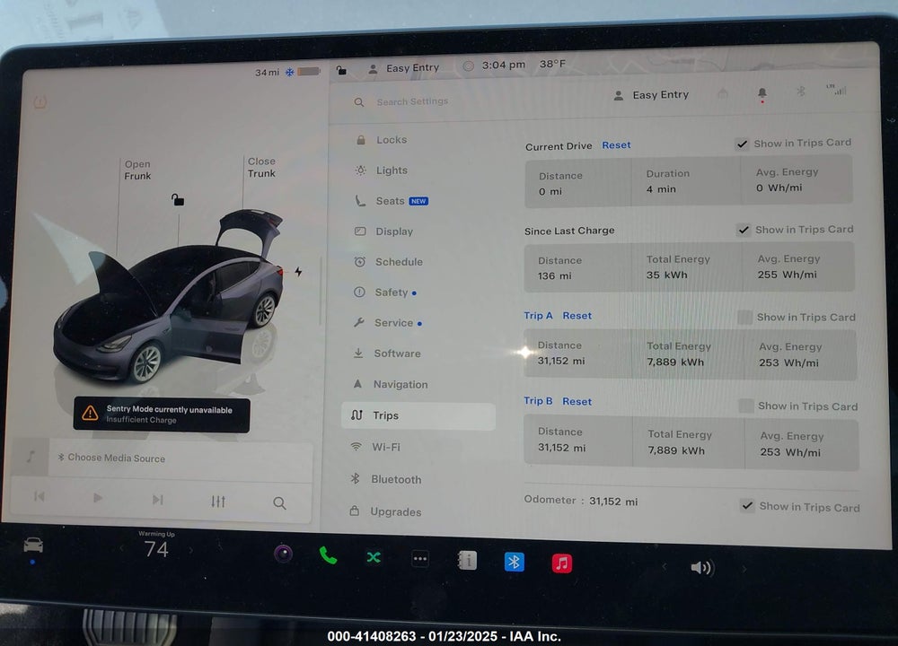 2022 TESLA MODEL 3 LONG RANGE DUAL MOTOR ALL-WHEEL DRIVE VIN: 5YJ3E1EB6NF267926