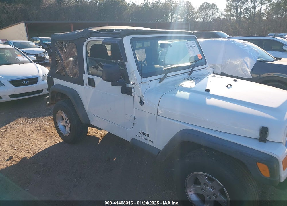 2004 JEEP WRANGLER SPORT RHD VIN: 1J4F449S74P732854