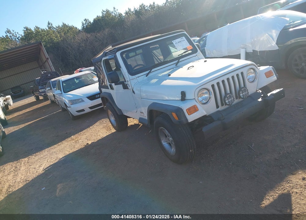 2004 JEEP WRANGLER SPORT RHD VIN: 1J4F449S74P732854