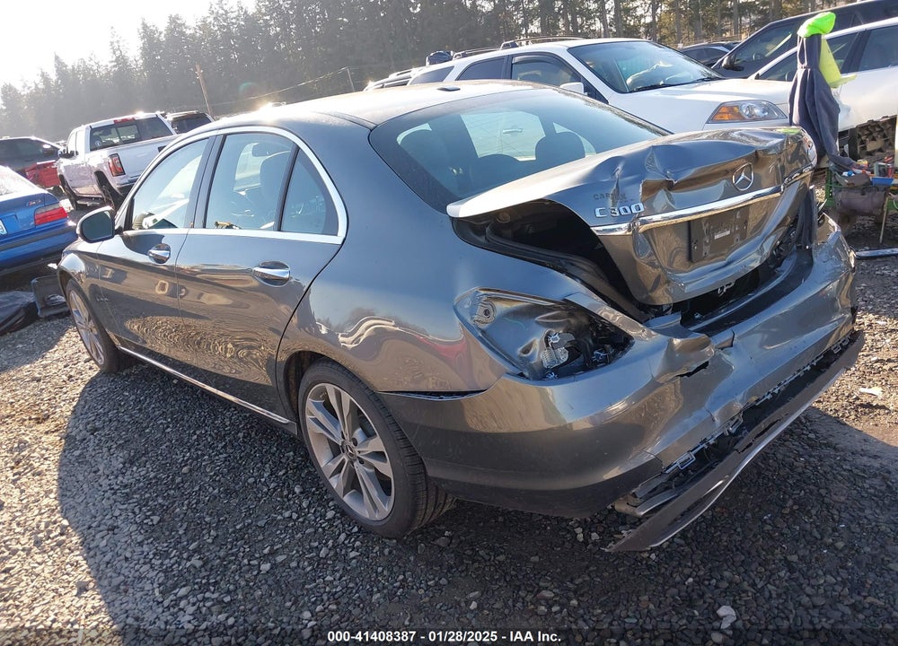 2018 BENZ C-CLASS C300 4MATIC VIN: 55SWF4KB4JU269604