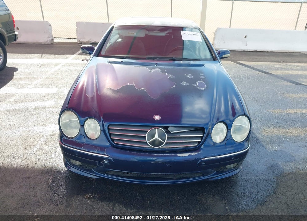 2002 MERCEDES-BENZ CL 500 VIN: WDBPJ75J82A029649