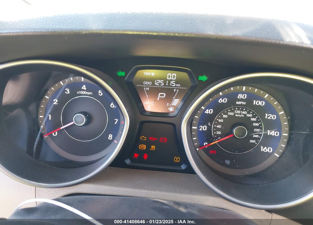 2011 HYUNDAI ELANTRA GLS VIN: 5NPDH4AE7BH001082