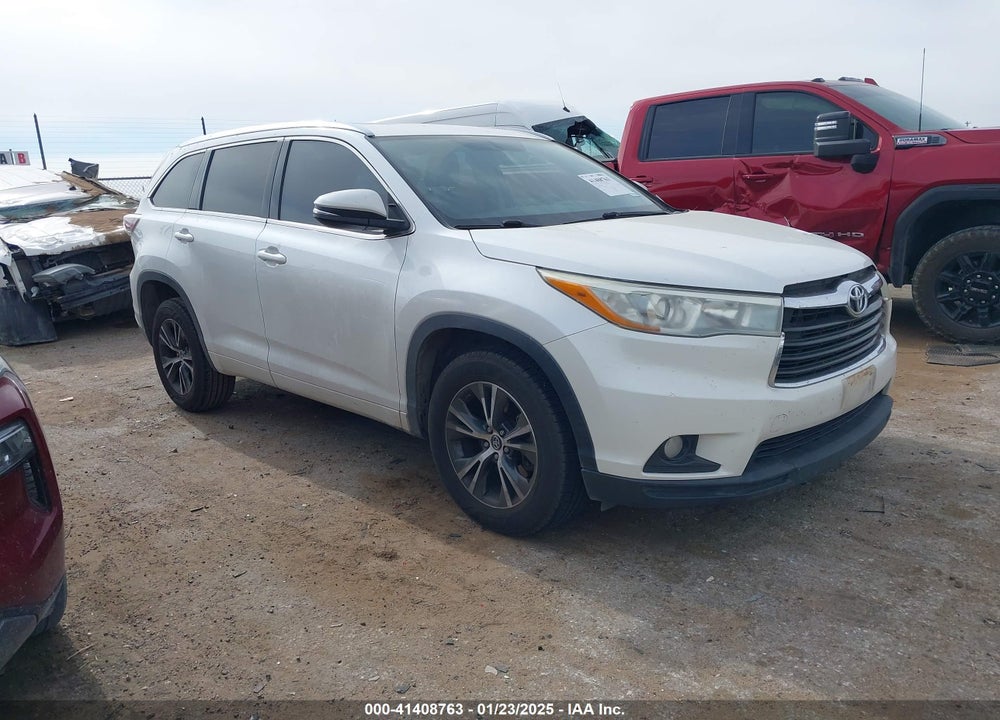 2016 TOYOTA HIGHLANDER XLE V6 VIN: 5TDKKRFH1GS154051