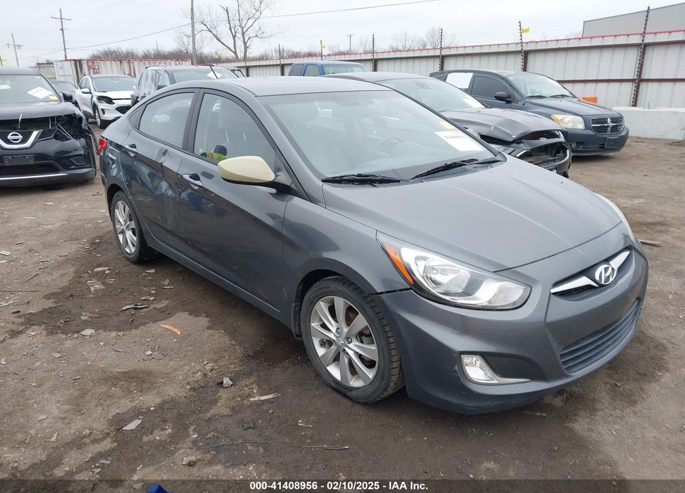 2012 HYUNDAI ACCENT GLS VIN: KMHCU4AE1CU167401