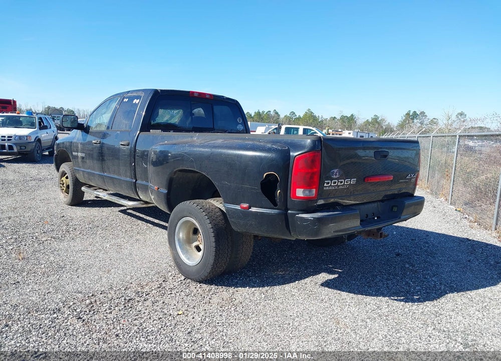 2003 DODGE RAM 3500 SLT/LARAMIE/ST VIN: 3D7MU48C53G834587