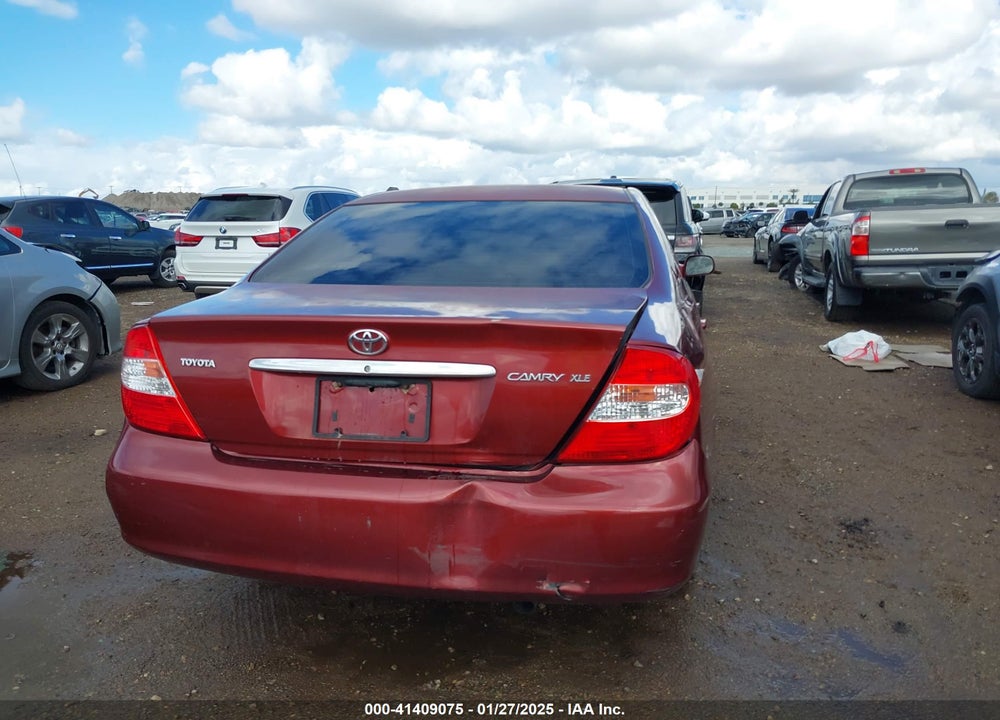 2004 TOYOTA CAMRY XLE VIN: 4T1BE32K54U312917