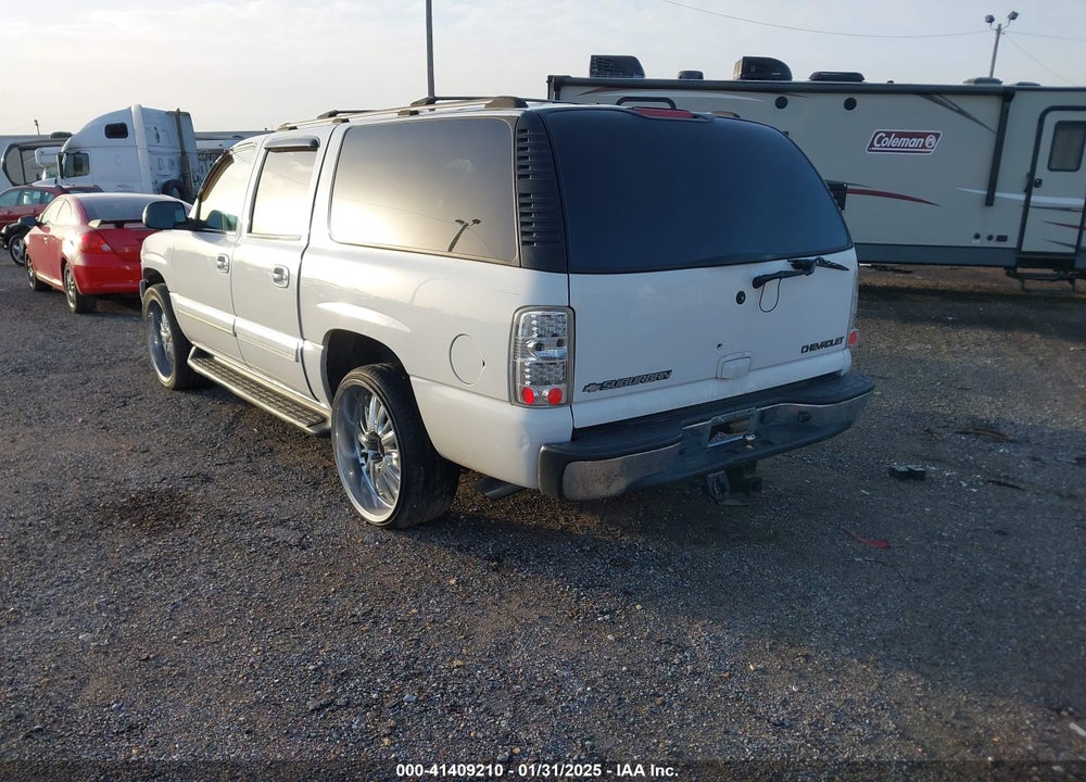 2002 CHEVROLET SUBURBAN 1500 LT VIN: 3GNEC16Z92G241795