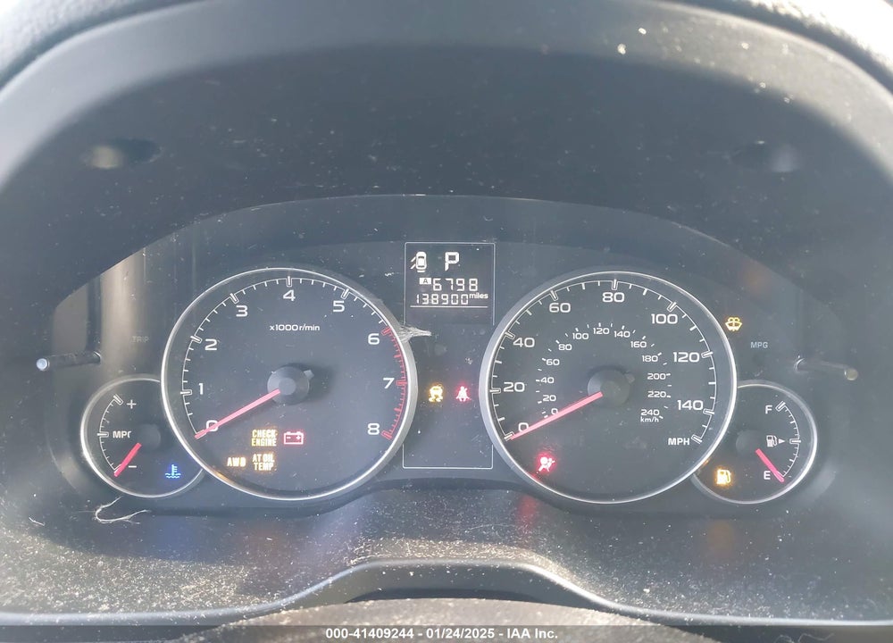 2013 SUBARU OUTBACK 2.5I PREMIUM VIN: 4S4BRBGC2D3235476