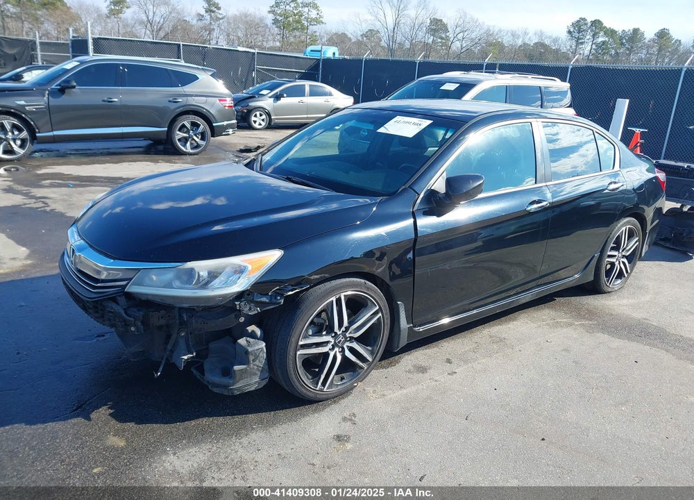 2016 HONDA ACCORD VIN: 1HGCR2F5XGA100601
