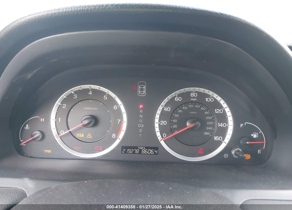 2008 HONDA ACCORD 2.4 EX-L/EX-L VIN: 1HGCS12878A001458