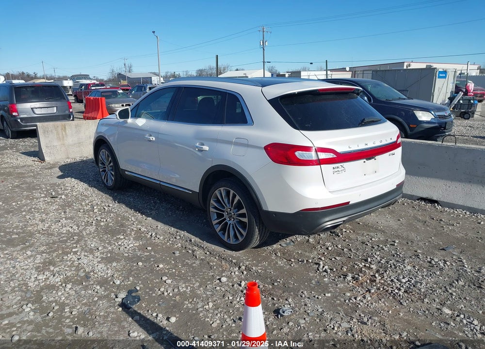 2016 LINCOLN MKX RESERVE VIN: 2LMTJ8LP7GBL89195