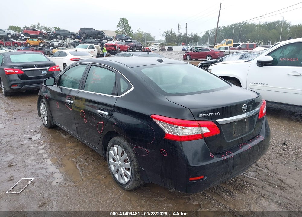 2015 NISSAN SENTRA SV VIN: 3N1AB7AP2FL680856