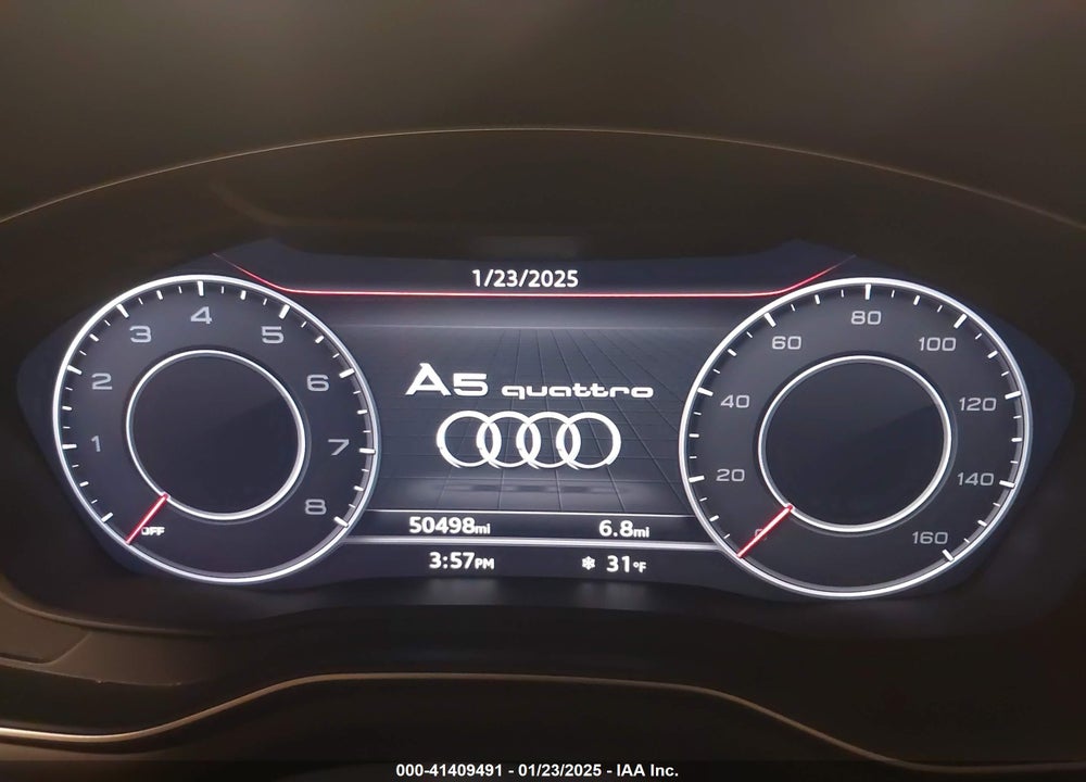 2018 AUDI A5 2.0T PREMIUM VIN: WAUFNCF54JA050103