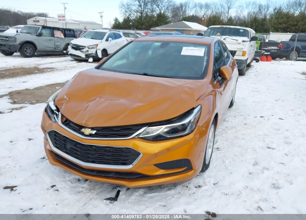 2017 CHEVROLET CRUZE LT AUTO VIN: 3G1BE6SM2HS540640