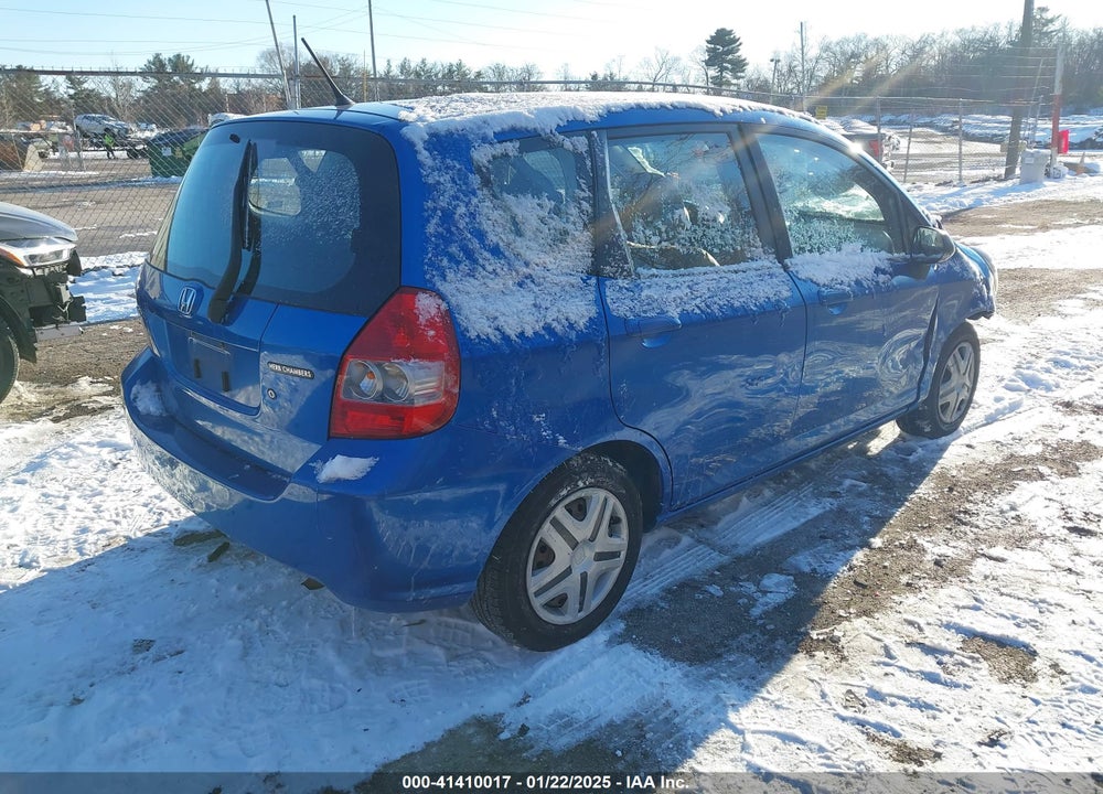 2008 HONDA FIT VIN: JHMGD38428S071114