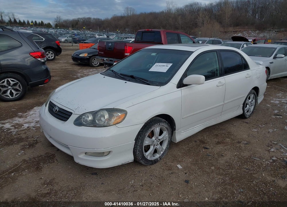 2005 TOYOTA COROLLA XRS VIN: 2T1BY32E85C321163