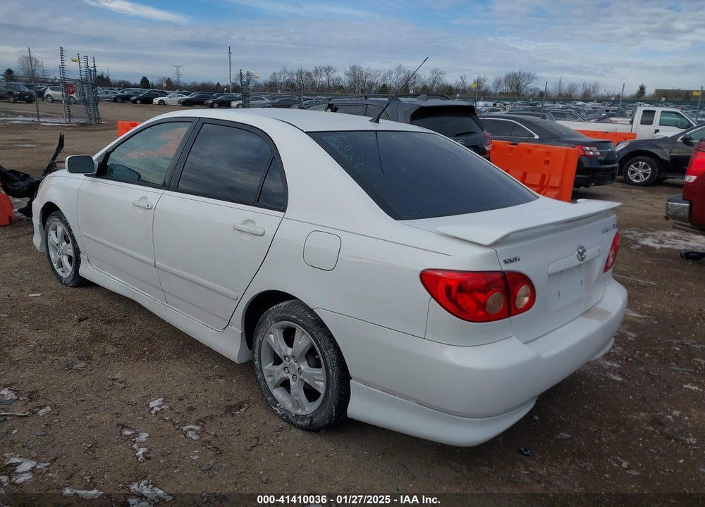 2005 TOYOTA COROLLA XRS VIN: 2T1BY32E85C321163