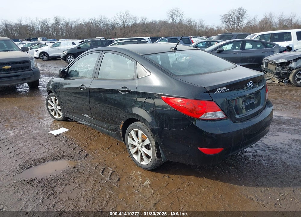 2013 HYUNDAI ACCENT VIN: KMHCU4AE6DU479201