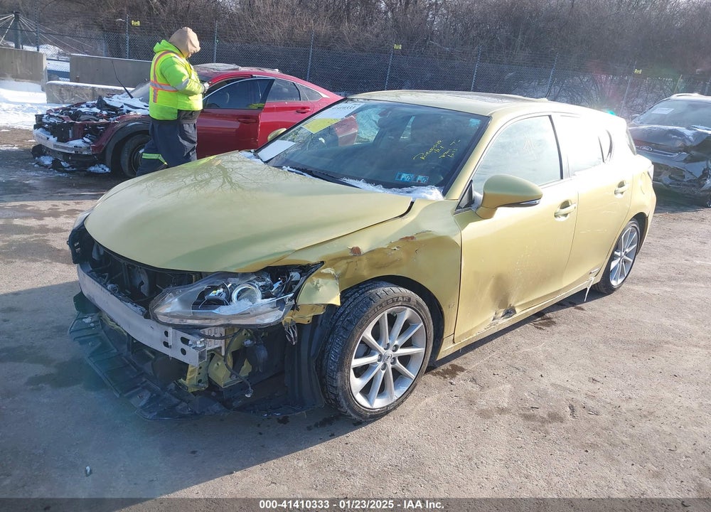 2012 LEXUS CT 200H VIN: JTHKD5BH8C2077347