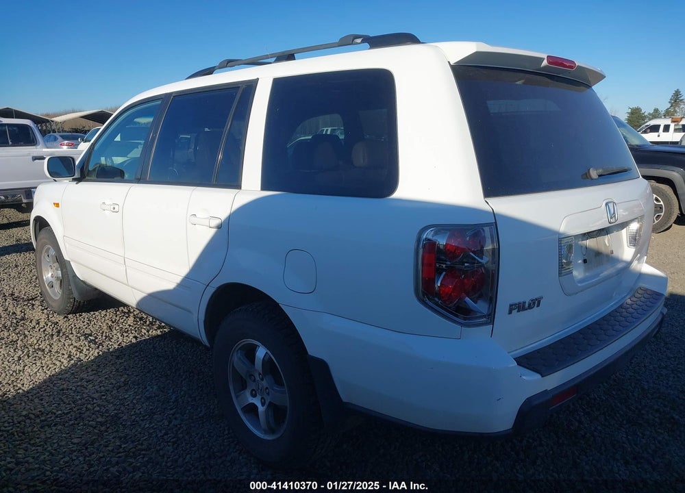 2007 HONDA PILOT EX-L VIN: 5FNYF28507B035646