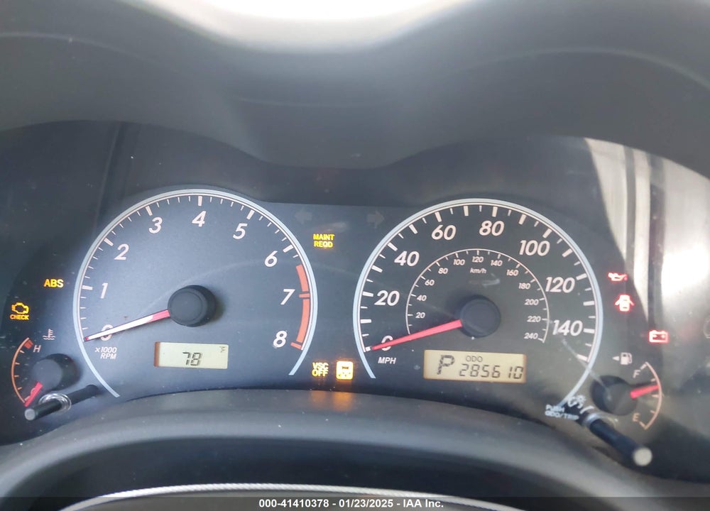 2010 TOYOTA COROLLA VIN: 2T1BU4EE7AC427563