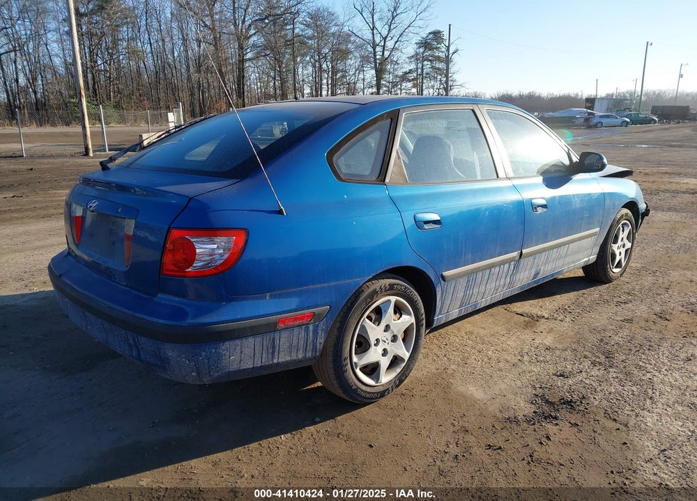 2006 HYUNDAI ELANTRA VIN: KMHDN56D46U186942