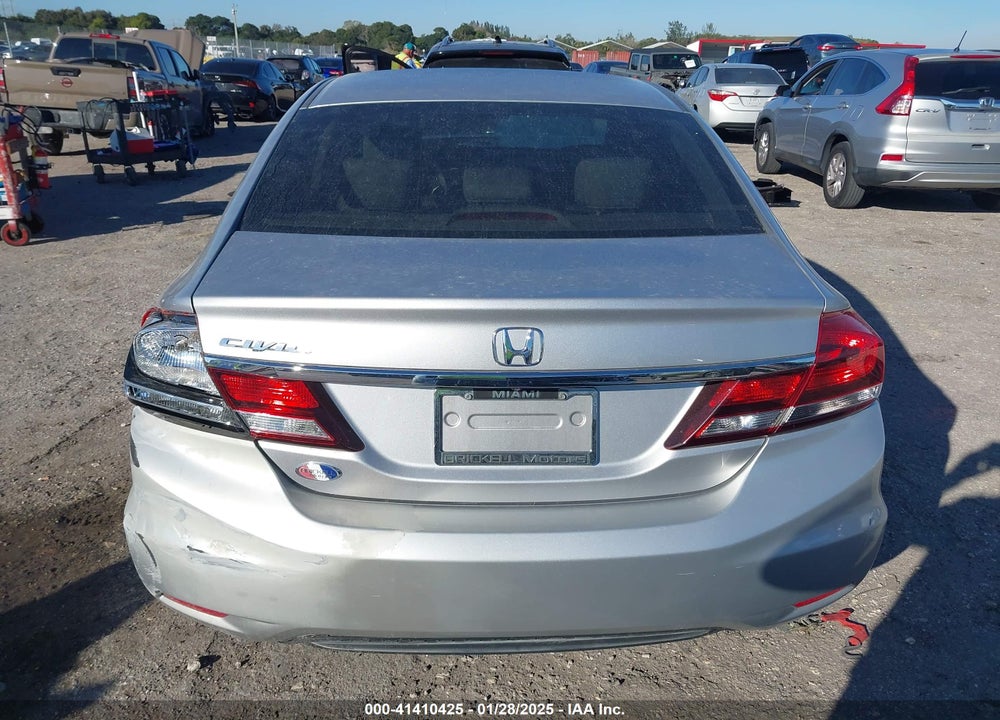 2015 HONDA CIVIC LX VIN: 19XFB2F51FE026965