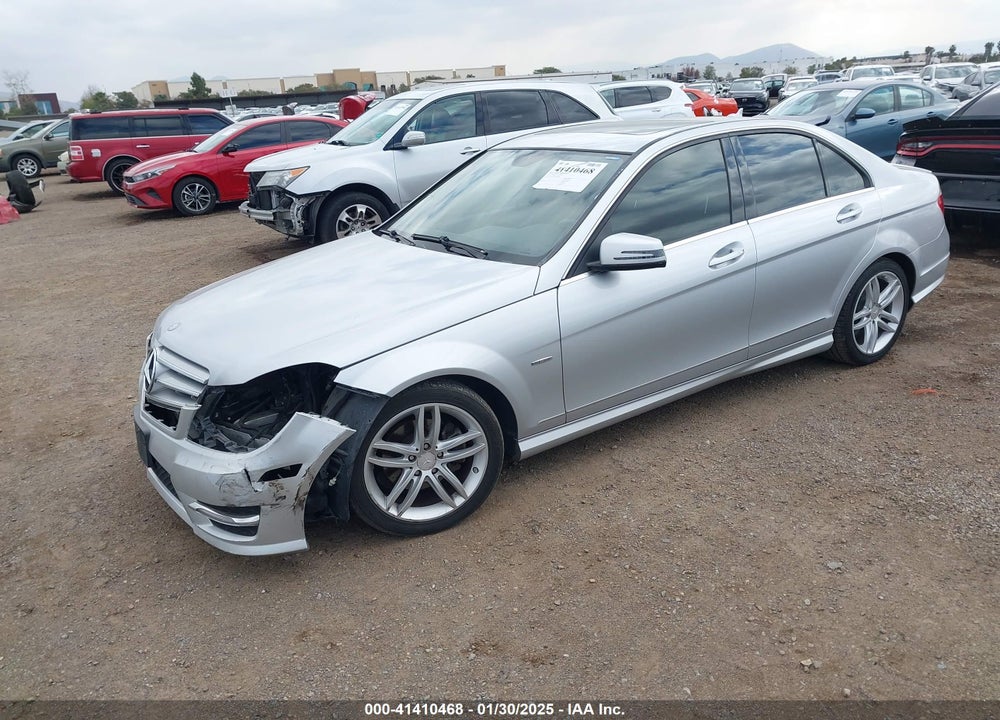 2012 MERCEDES-BENZ C 250 VIN: WDDGF4HB8CA635496