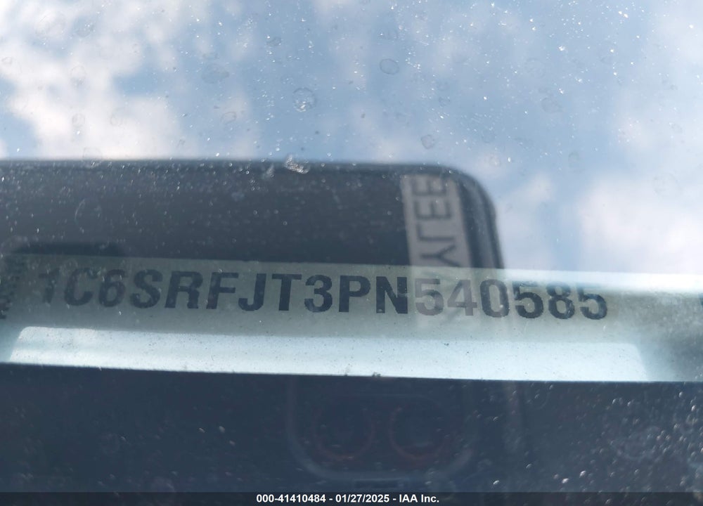 2023 RAM 1500 VIN: 1C6SRFJT3PN540585