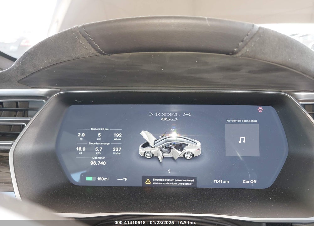 2015 TESLA MODEL S 70D/85D/P85D VIN: 5YJSA1E28FF120273