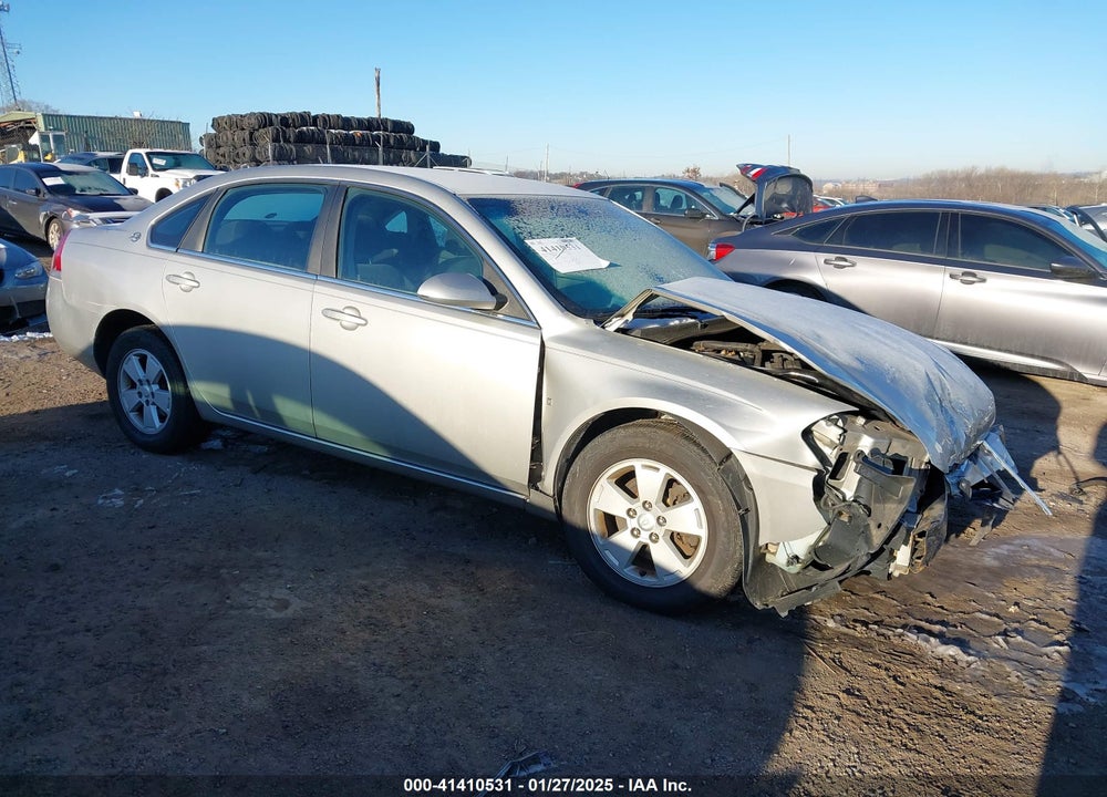 2008 CHEVROLET IMPALA LT VIN: 2G1WT58NX81254273