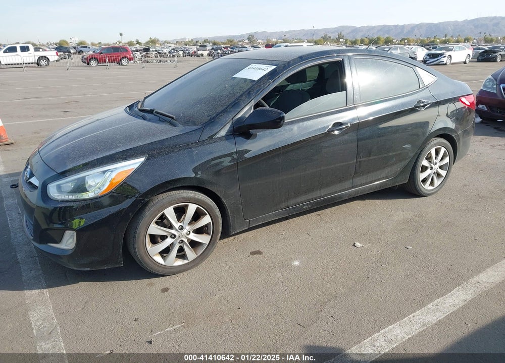 2014 HYUNDAI ACCENT VIN: KMHCU4AE6EU617501