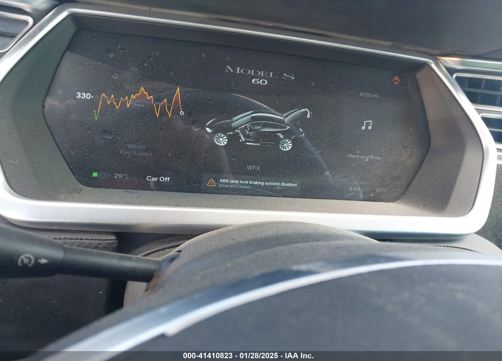 2013 TESLA MODEL S VIN: 5YJSA1AC9DFP10929