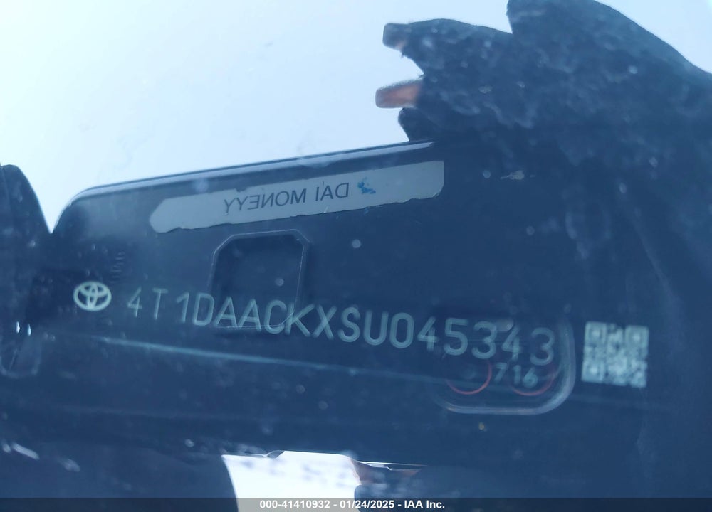 2025 TOYOTA CAMRY VIN: 4T1DAACKXSU045343