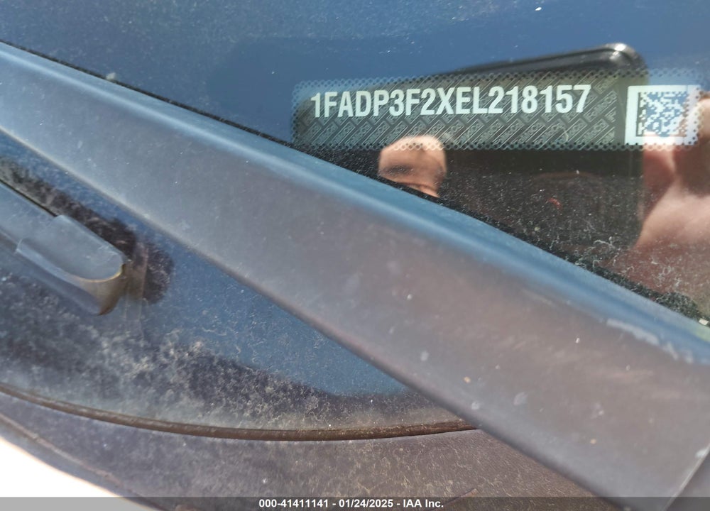 2014 FORD FOCUS VIN: 1FADP3F2XEL218157