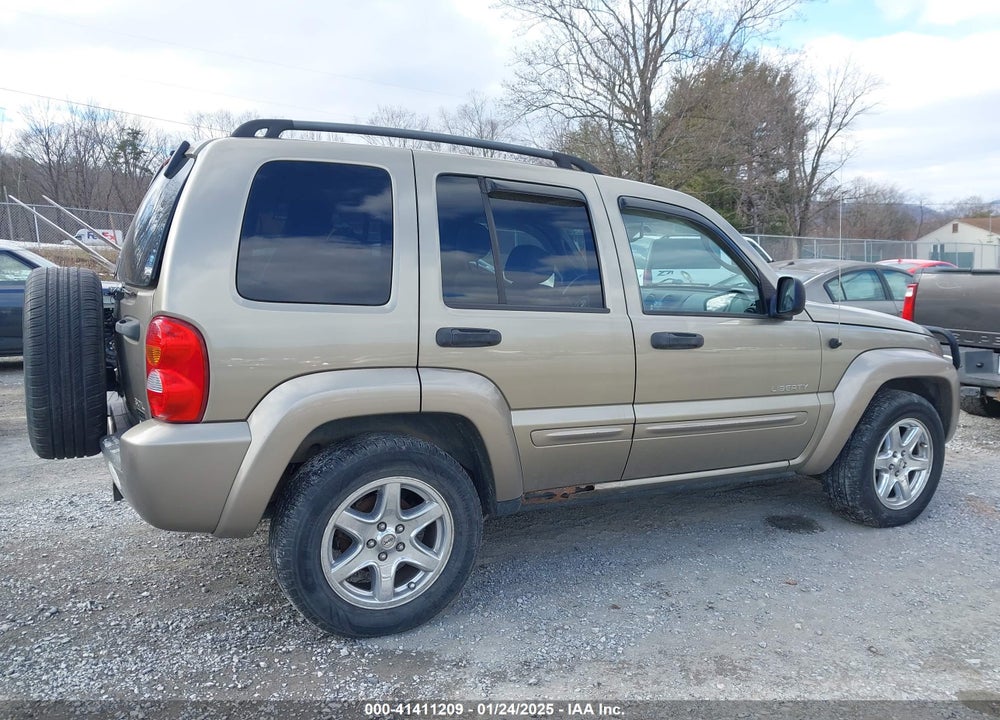 2004 JEEP LIBERTY LIMITED EDITION VIN: 1J4GL58K44W265526