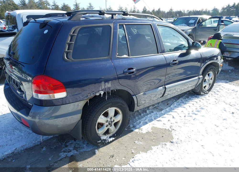 2005 HYUNDAI SANTA FE GLS VIN: KM8SC73D25U983704