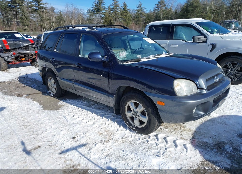 2005 HYUNDAI SANTA FE GLS VIN: KM8SC73D25U983704