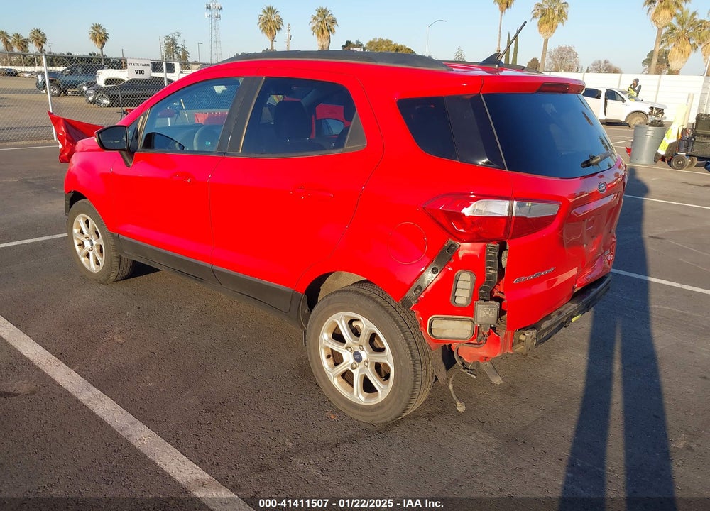 2018 FORD ECOSPORT SE VIN: MAJ3P1TE5JC208371
